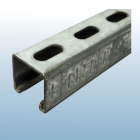 Montageschiene 41x41, 2.5 mm, Entrauchung Länge a. 6000 mm