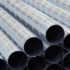 Spiro Rohr geschnitten