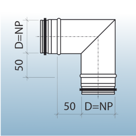 Winkelbogen 90° safe VA