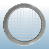 Rohr-Endgitter gepresst safe